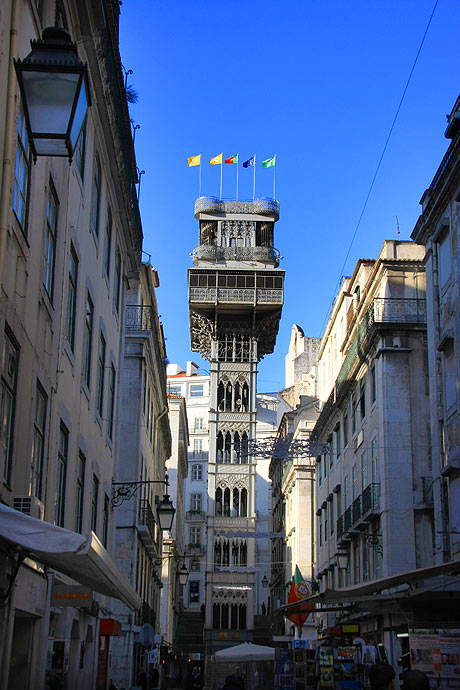 Ascenseur de Santa Justa à Lisbonne photo