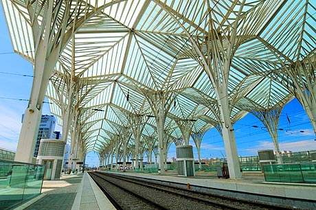 Gara din Lisabona Portugalia foto